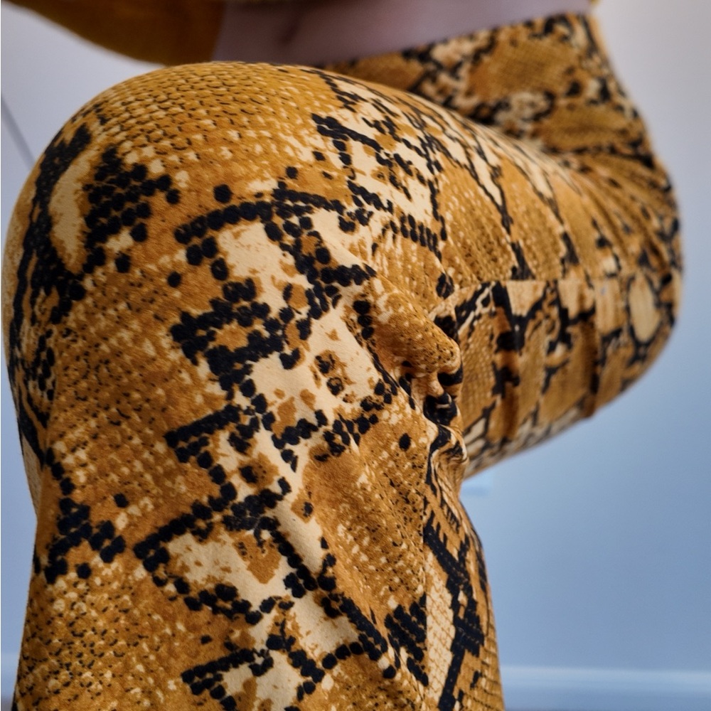 Snake Print Women's Pants